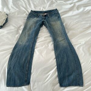 Earnest Sewn size 25 jeans straighter leg